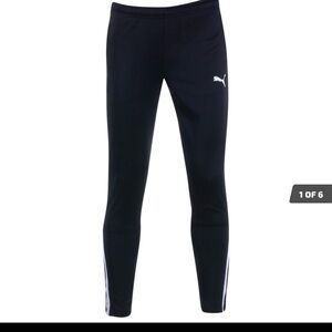 PUMA Liga Training Athletic Pants Youth Boys XL Black DryCELL Soccer JoggersPUMA